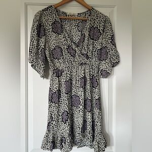 Floral mini dress size M